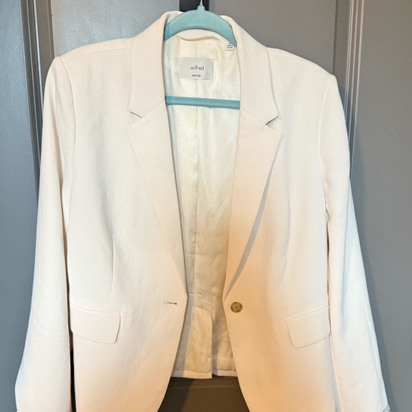Aritzia Wilfred Cream Blazer Size 12 - Picture 2 of 4